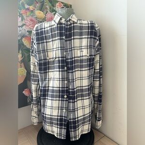 NWOT RALPH LAUREN BLUE LABEL CLASSIC PLAID SHIRT Sz.L